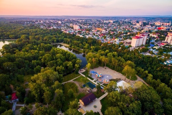 Парк «Зелёный остров» и панорама Черкесска